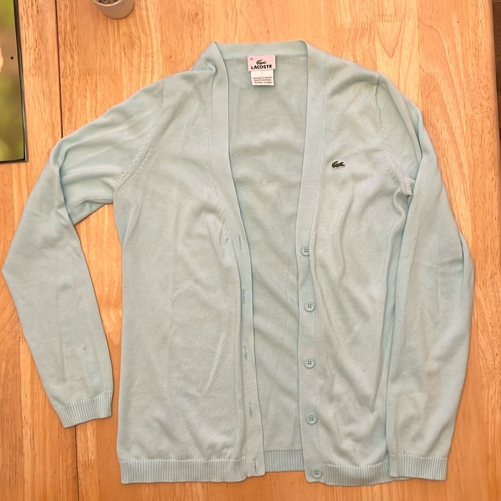 Baby blue cardigan